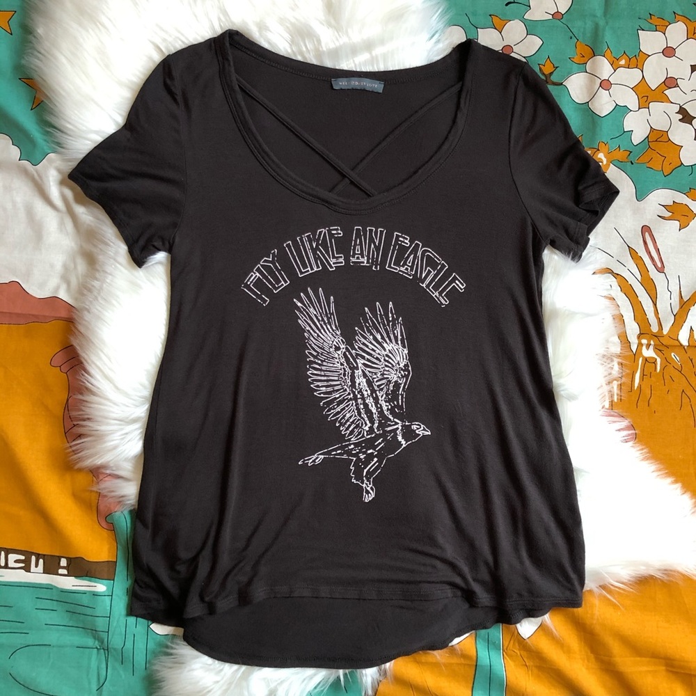 🦅 Fly Like An Eagle 🦅 high-low tunic top